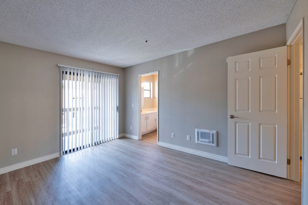 This photo is the visual representation of spacious bedroom at Silverado Apartments.